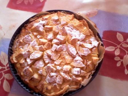 Comme on me la demander voila la recette de ma tarte normande
