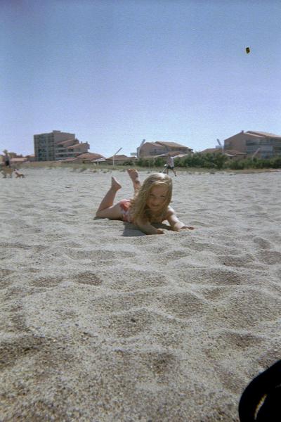 ma pin up a la plage